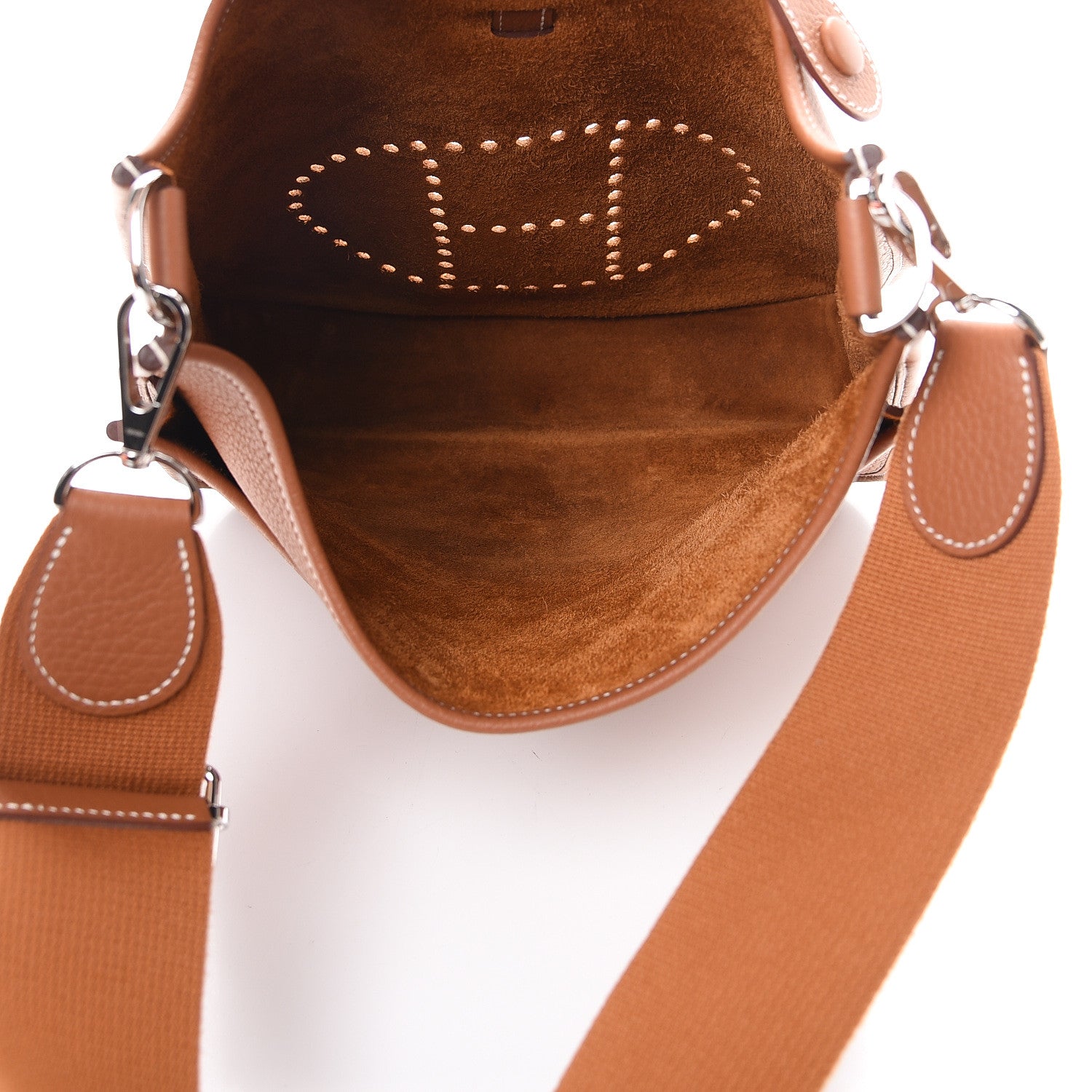 Hermes Taurillon Clemence Evelyne III PM Gold 4 of 10
