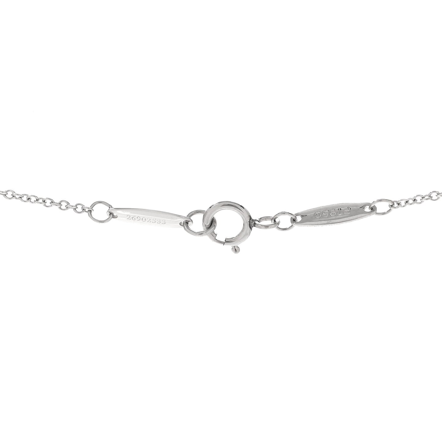 Platinum Diamond .45ct Elsa Peretti Diamonds by the Yard Pendant Necklace