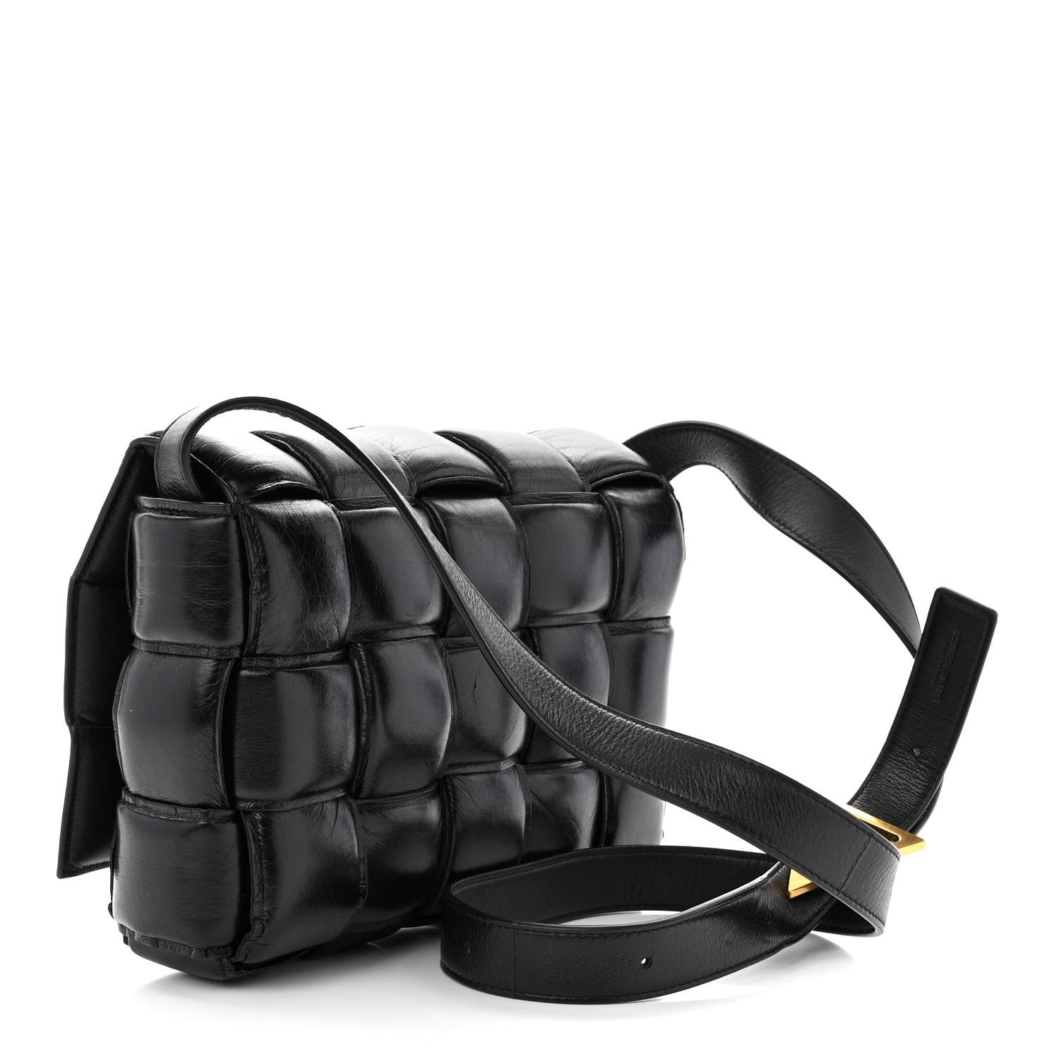 Bottega Veneta Nappa Maxi Intreccio Padded Cassette Crossbody Bag Black 3 of 11