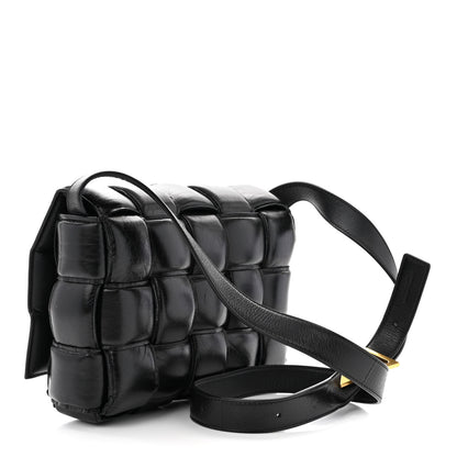 Bottega Veneta Nappa Maxi Intreccio Padded Cassette Crossbody Bag Black 3 of 11