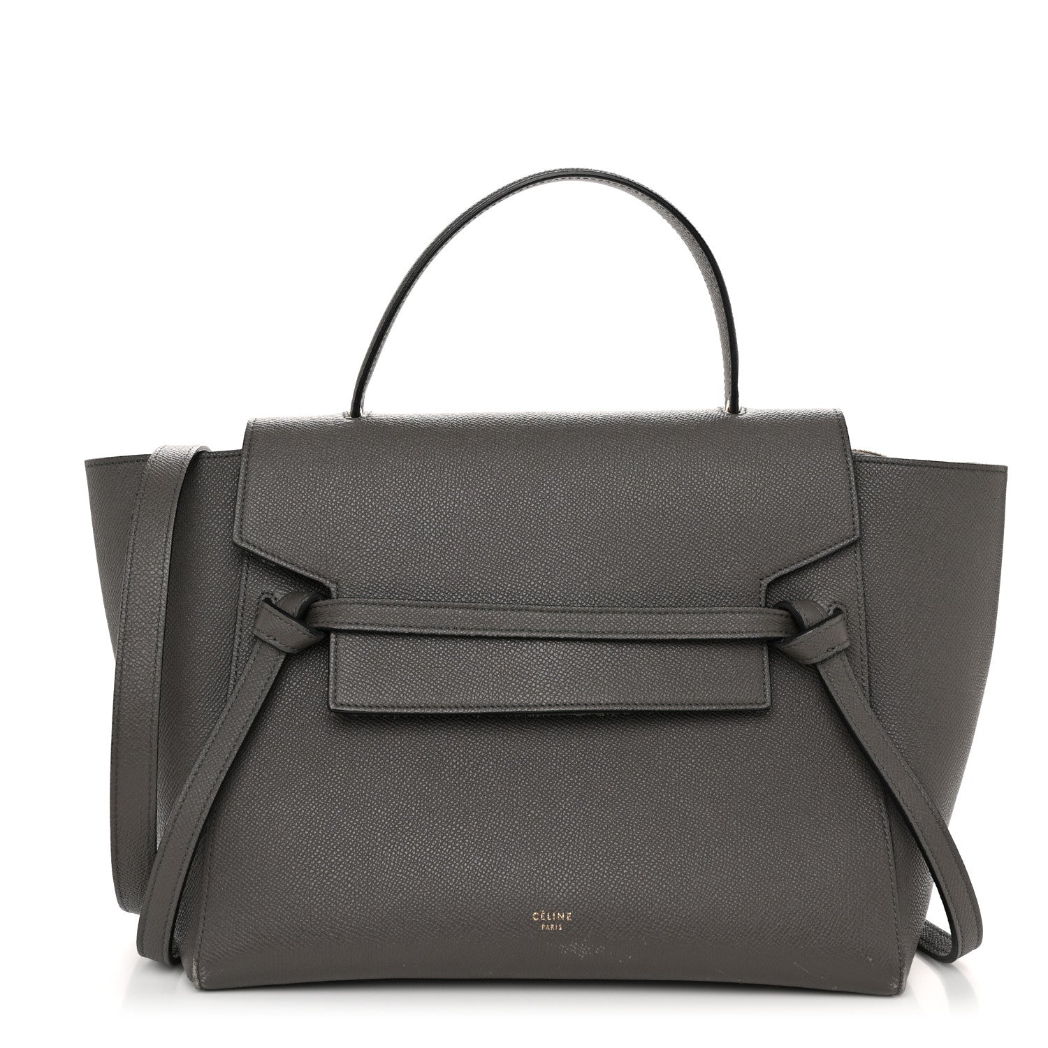 Celine Grained Calfskin Mini Belt Bag Grey 1 of 11