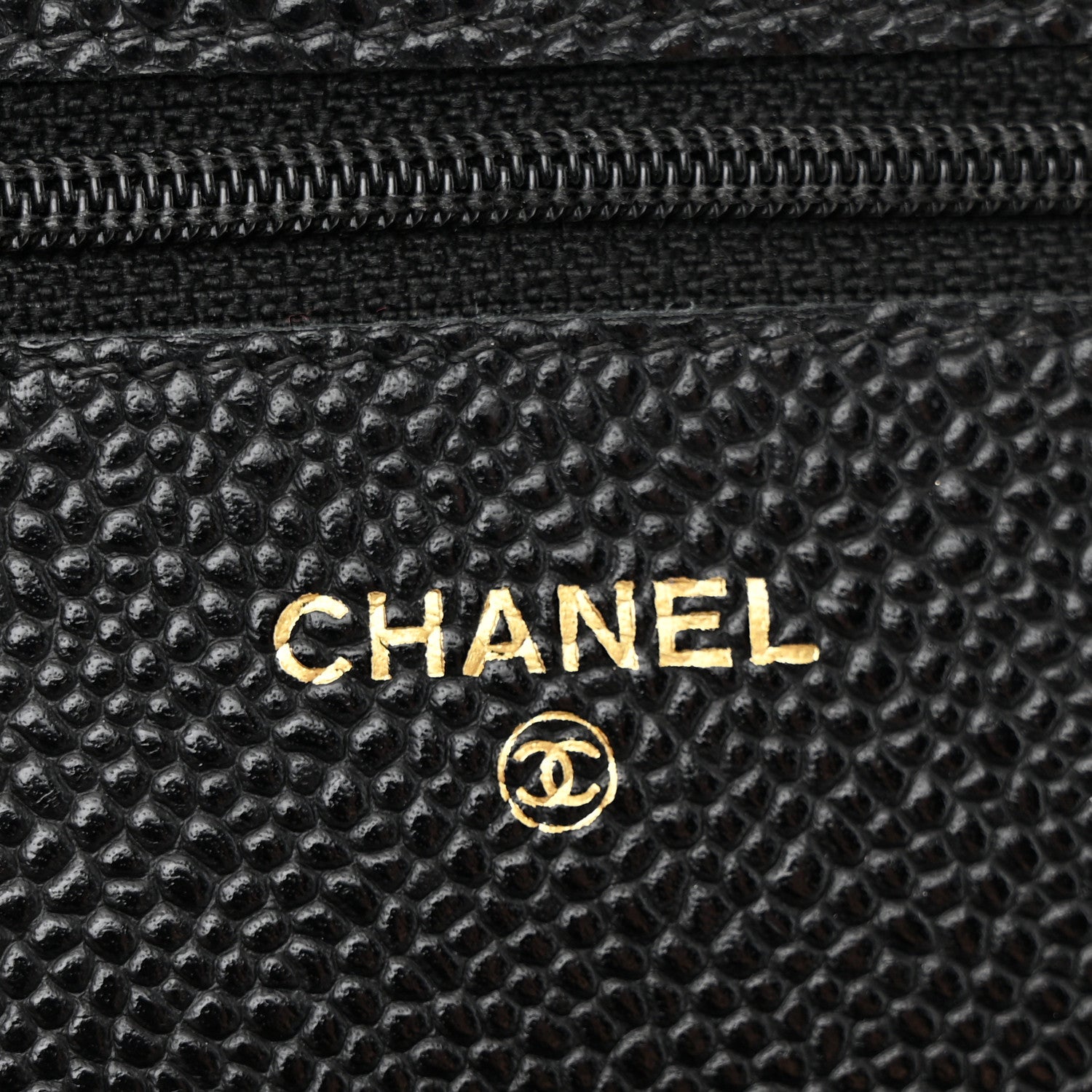 Chanel Caviar Quilted Wallet On Chain WOC Black 5 of 10
