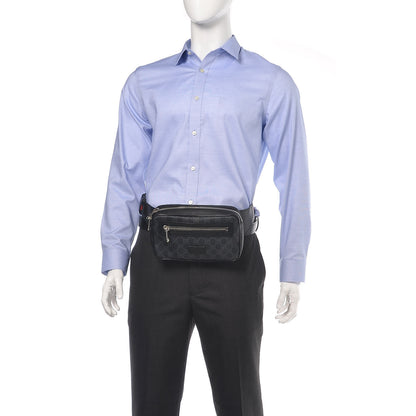 Gucci Soft GG Supreme Monogram Web Belt Bag Black Grey 2 of 13