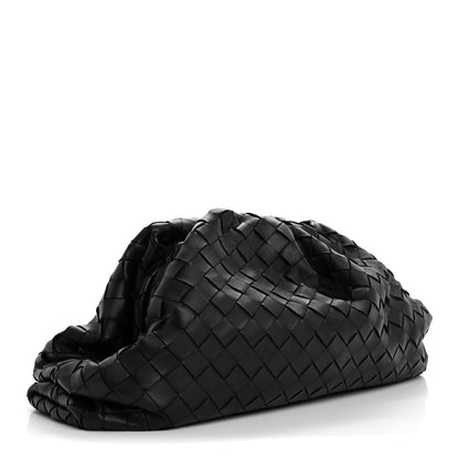 Bottega Veneta Nappa Maxi Intrecciato The Pouch Oversized Clutch Black 3 of 11
