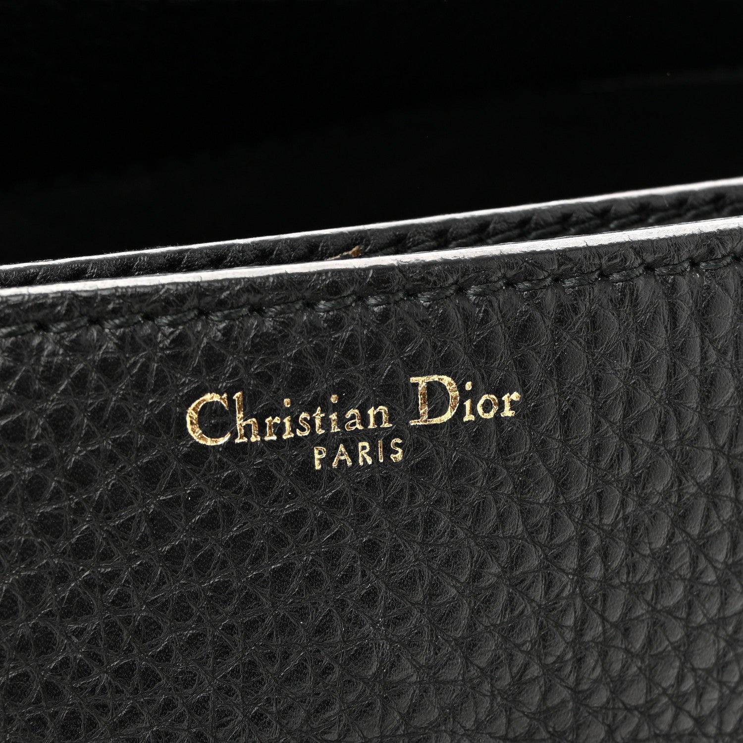 Christian Dior Grained Calfskin Dio(r)evolution Flap Bag Black 6 of 14
