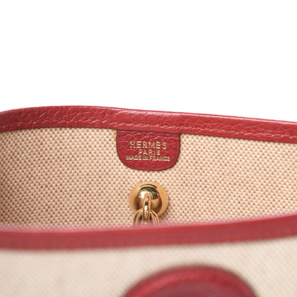 Hermes Toile Ardennes Vespa PM Rouge Vif 6 of 17