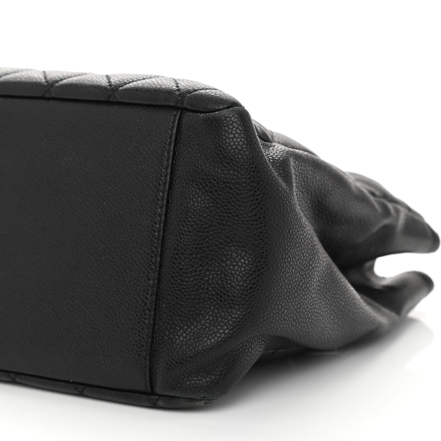 Caviar Quilted Grand Shopping Tote GST Black