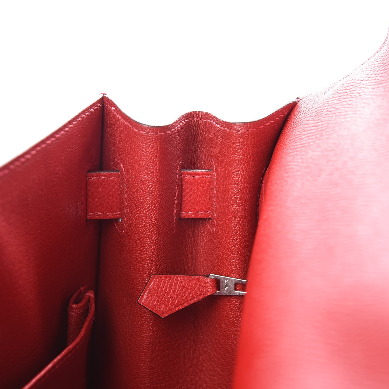 Hermes Epsom Kelly Sellier 32 Rouge Casaque 19 of 38
