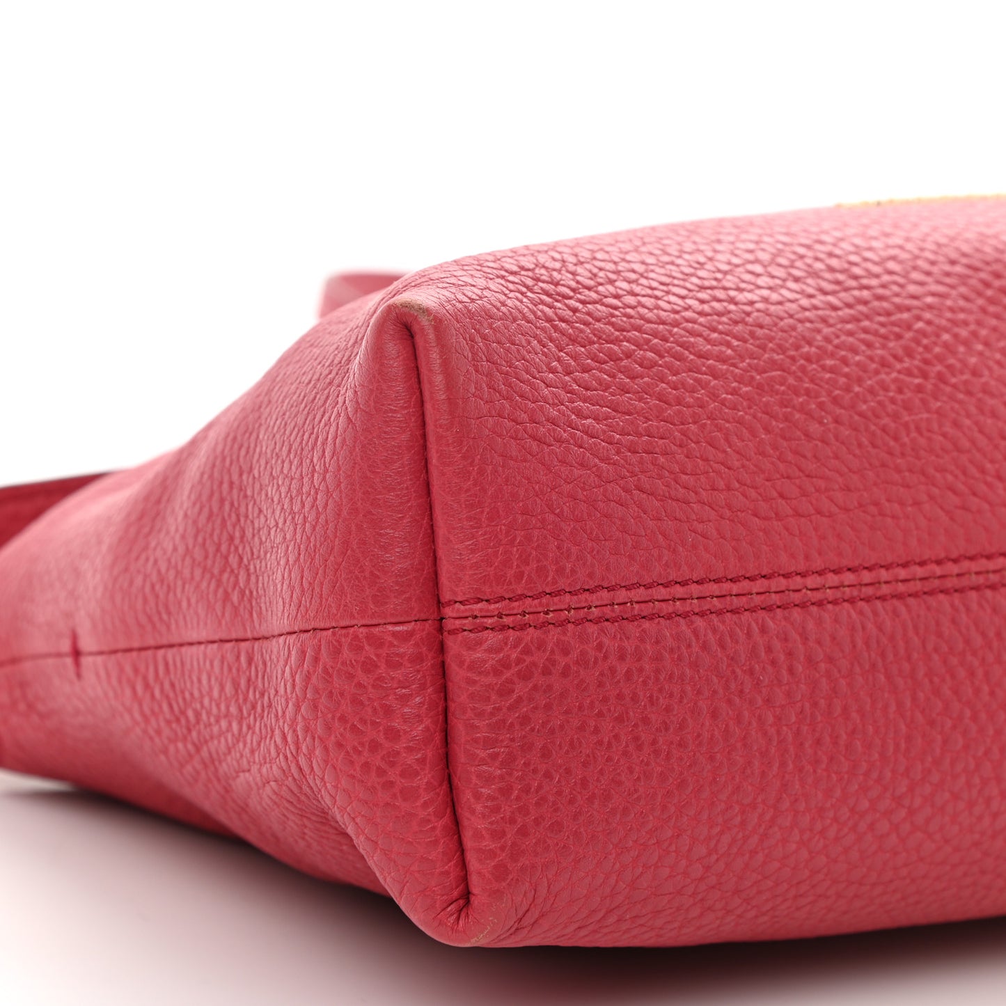 London Grainy Calfskin Small Leah Pink Azalea