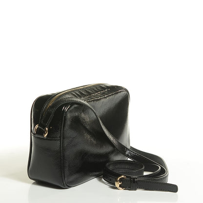 Gucci Soft Patent Small Soho Disco Bag Black 3 of 9