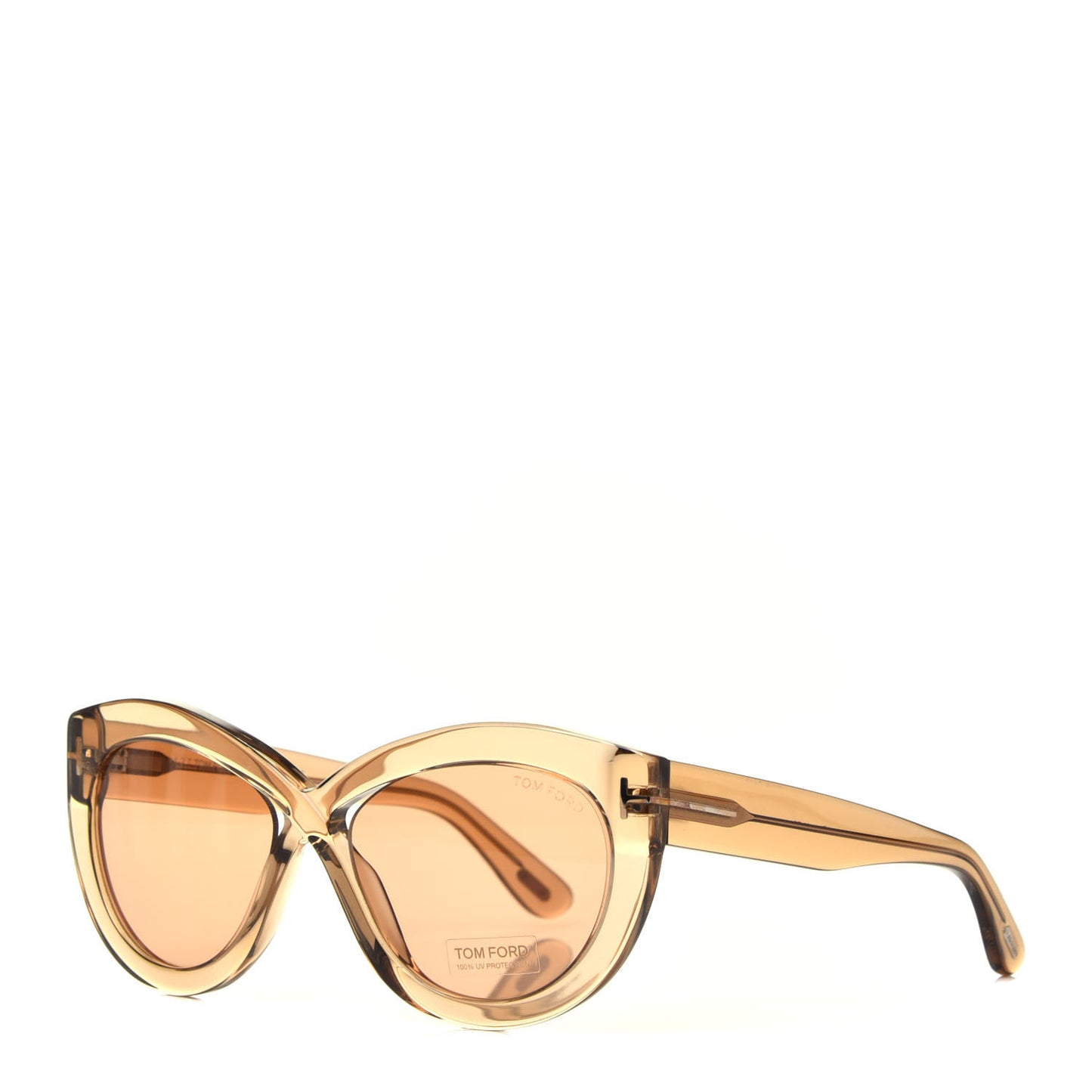 Diane Sunglasses TF577 Shiny Light Brown