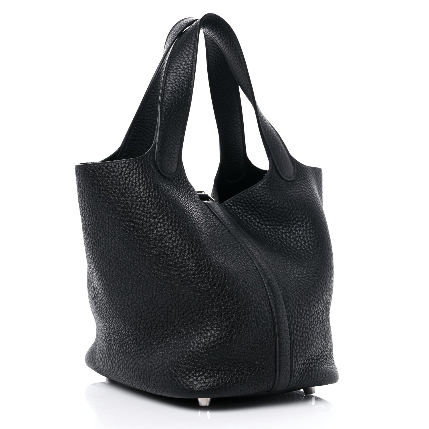 Hermes Taurillon Clemence Picotin Lock 18 PM Black 3 of 11