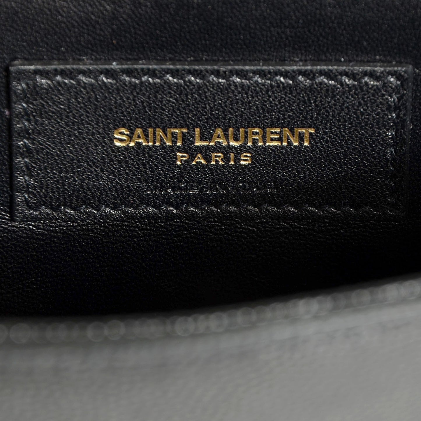 Grain De Poudre Small Monogram Satchel Black