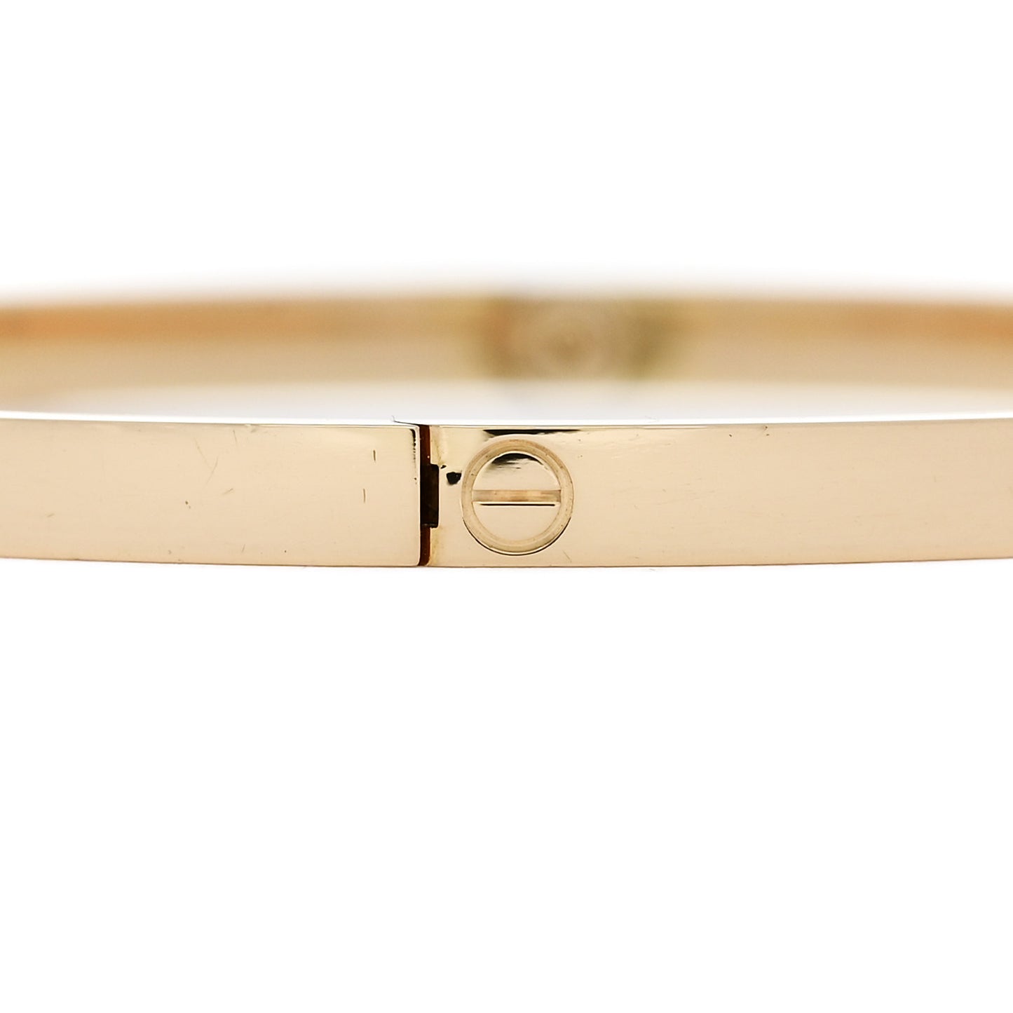 18K Yellow Gold Small LOVE Bracelet 19