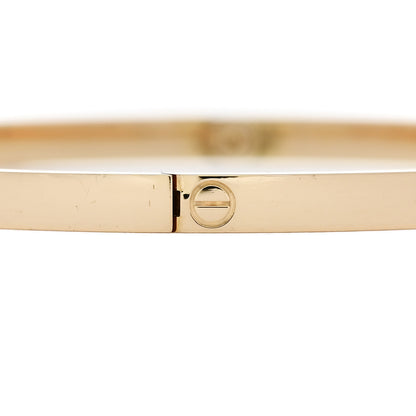 Cartier 18K Yellow Gold Small LOVE Bracelet 19 3 of 6