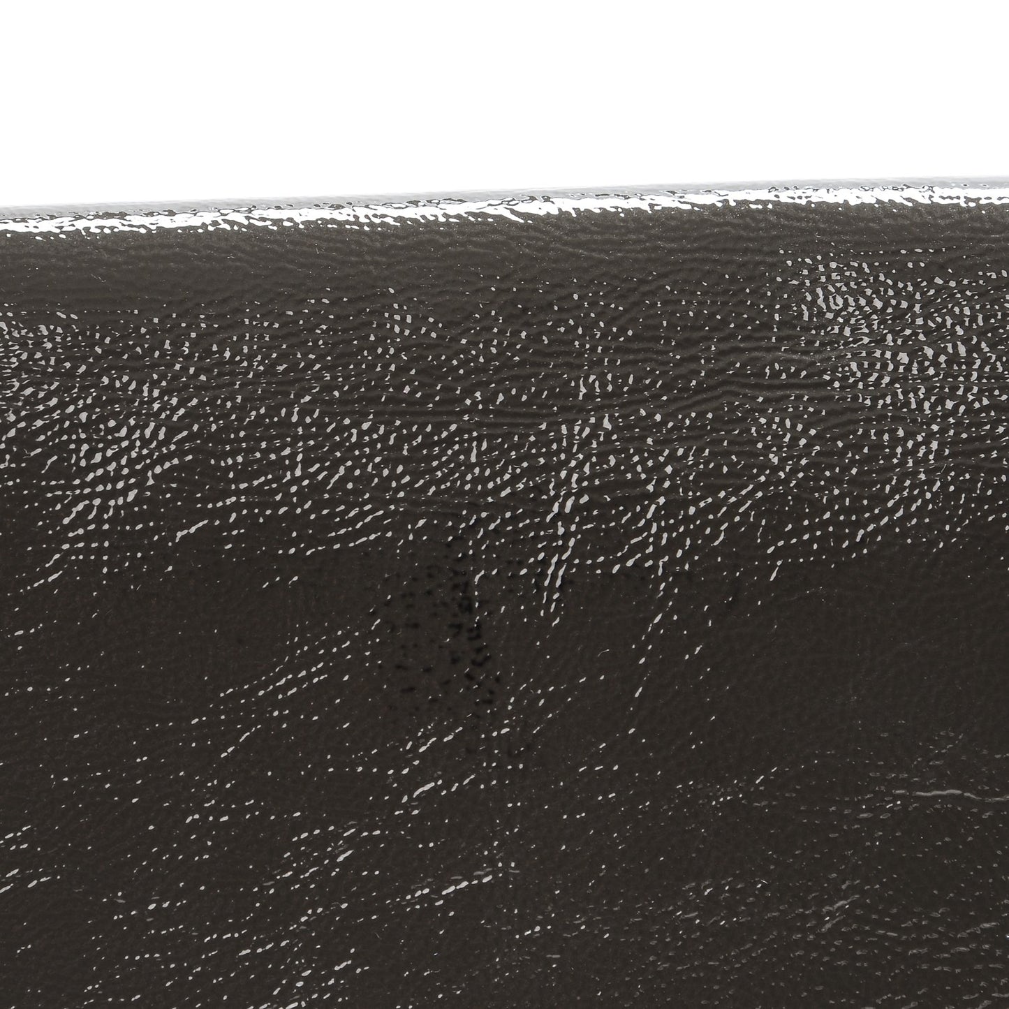 Textured Patent Monogram Large Belle de Jour Clutch Grey