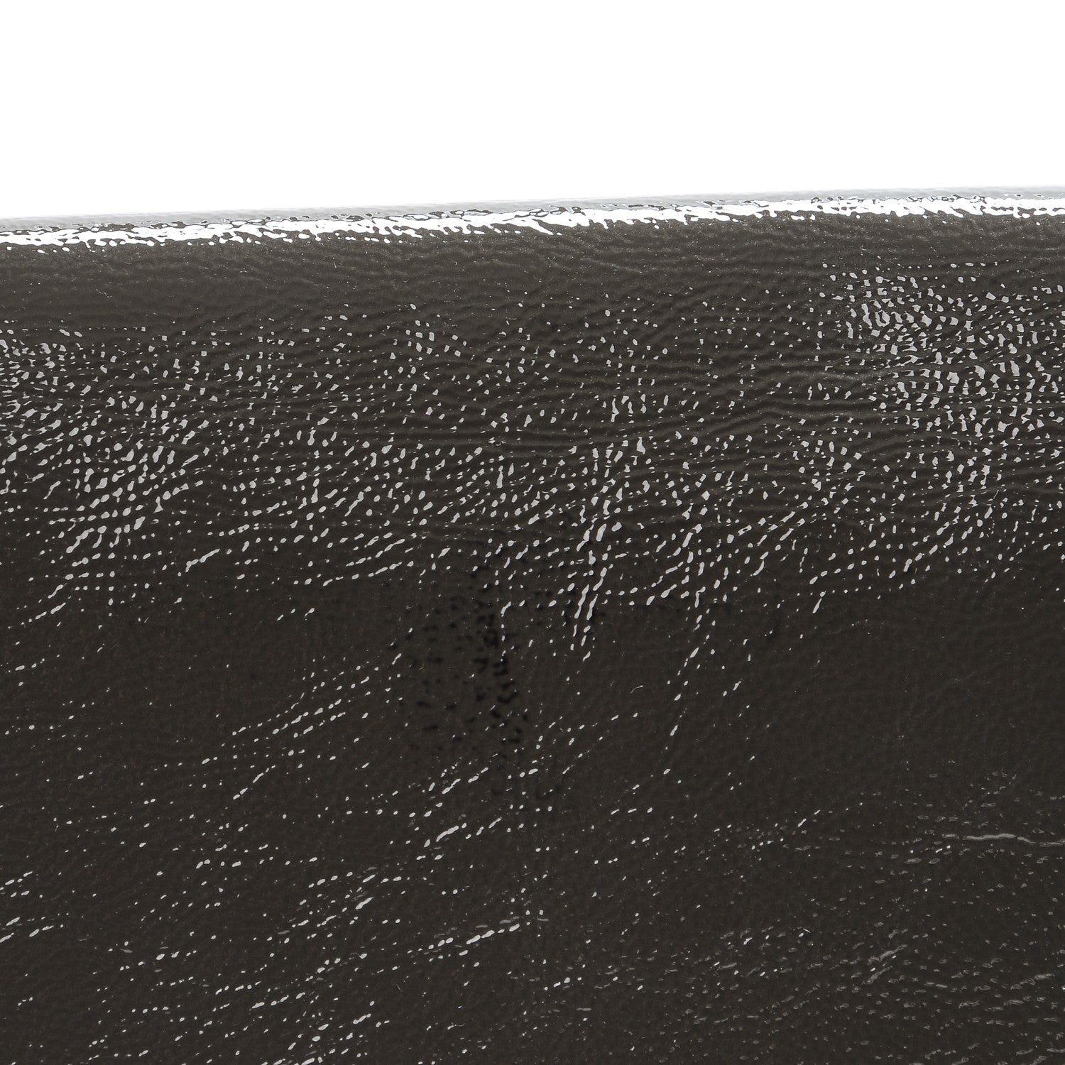 Saint Laurent Textured Patent Monogram Large Belle de Jour Clutch Grey 10 of 15
