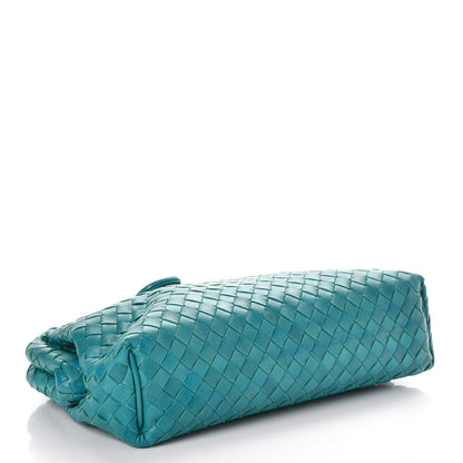 Bottega Veneta Nappa Intrecciato The Lauren 1980 Clutch Aqua 4 of 8