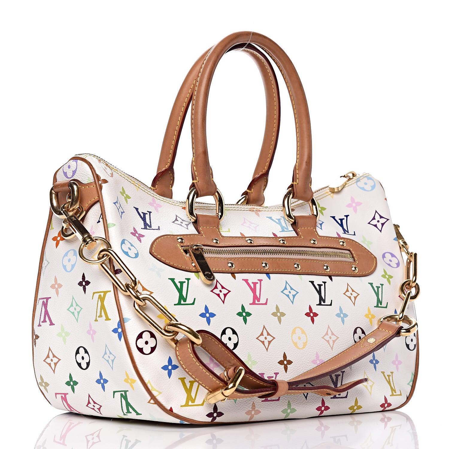 Louis Vuitton Monogram Multicolor Rita White 4 of 12