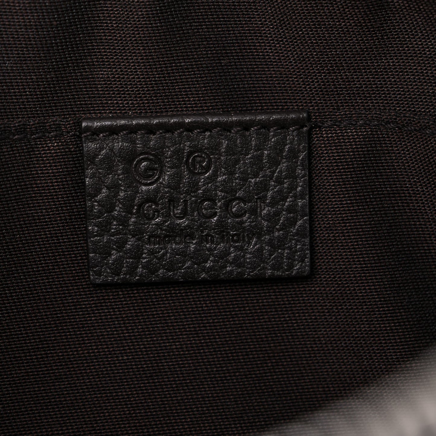 Monogram Belt Bag Dark Brown