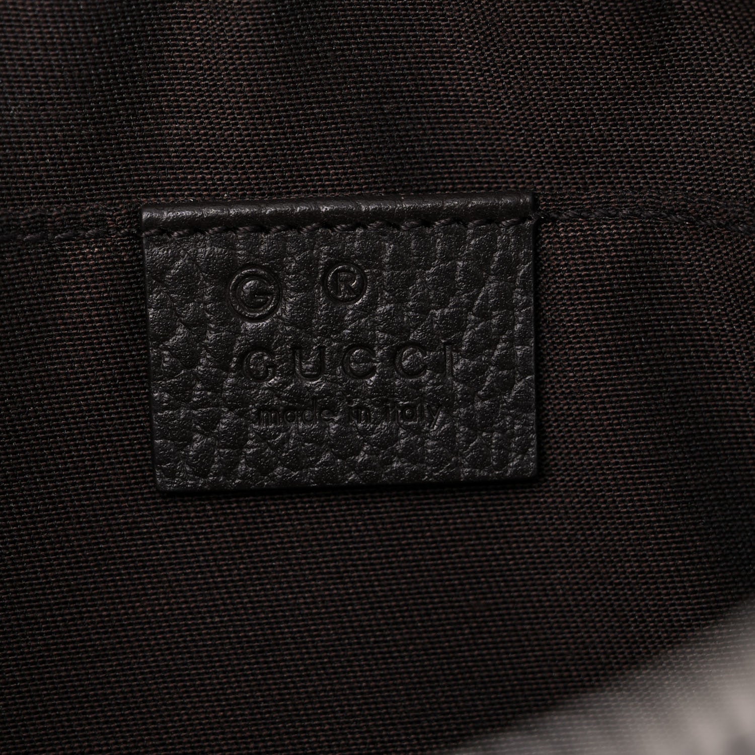 Gucci Monogram Belt Bag Dark Brown 6 of 9