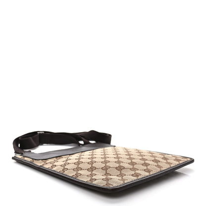 Gucci Monogram Messenger Crossbody Bag Dark Brown 4 of 9