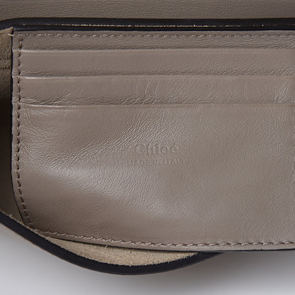 Chloe Suede Calfskin Mini Faye Shoulder Bag Motty Grey 6 of 10