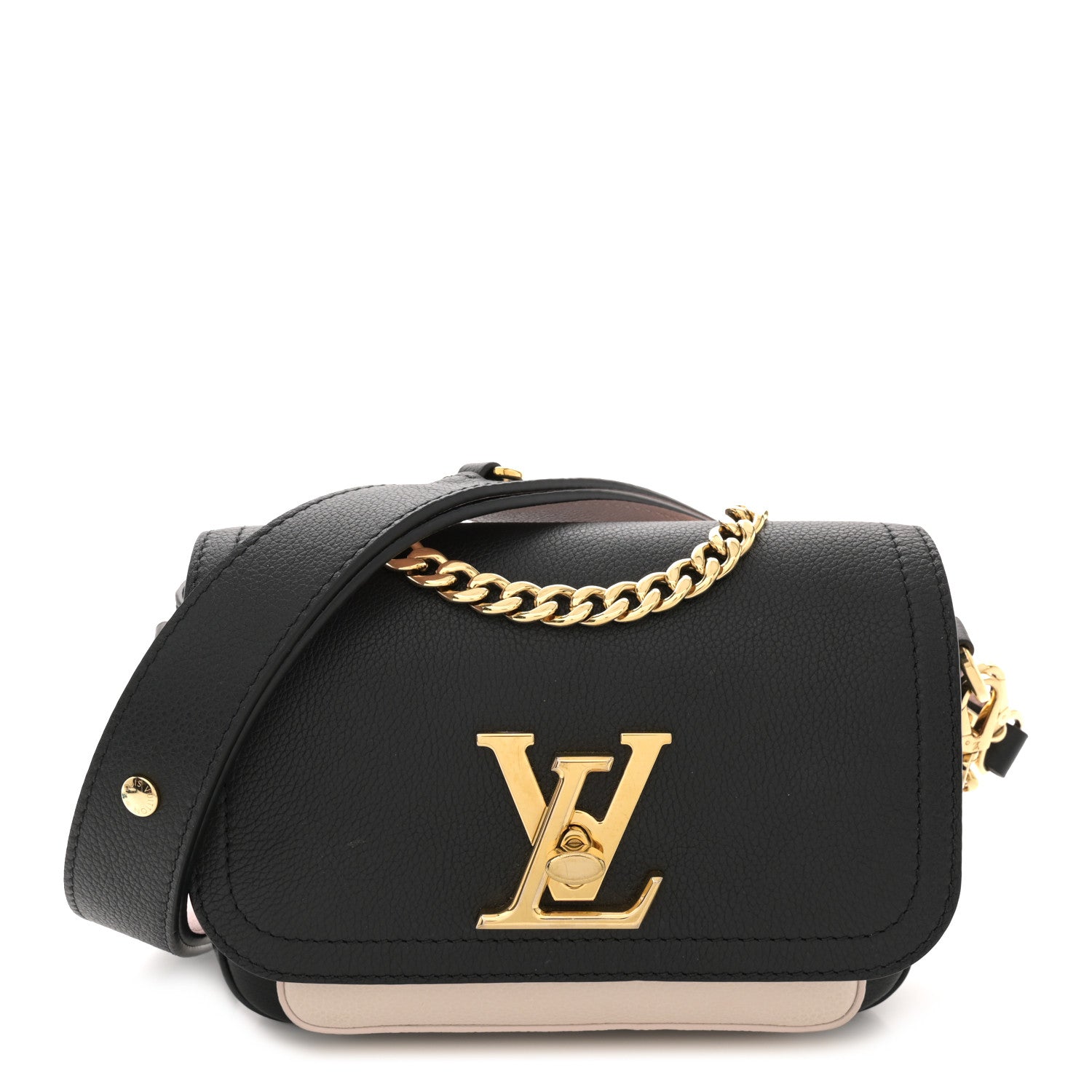 Louis Vuitton Grained Calfskin Lockme Tender Black 1 of 11