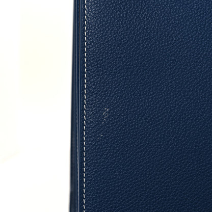 Saint Laurent Grained Calfskin Small Sac De Jour Denim Blue 10 of 15