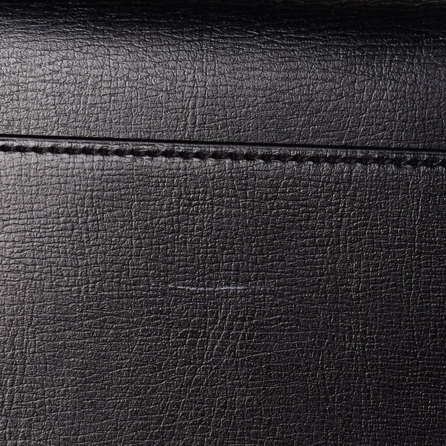 Smooth Calfskin Monogram Phone Holder Crossbody Black