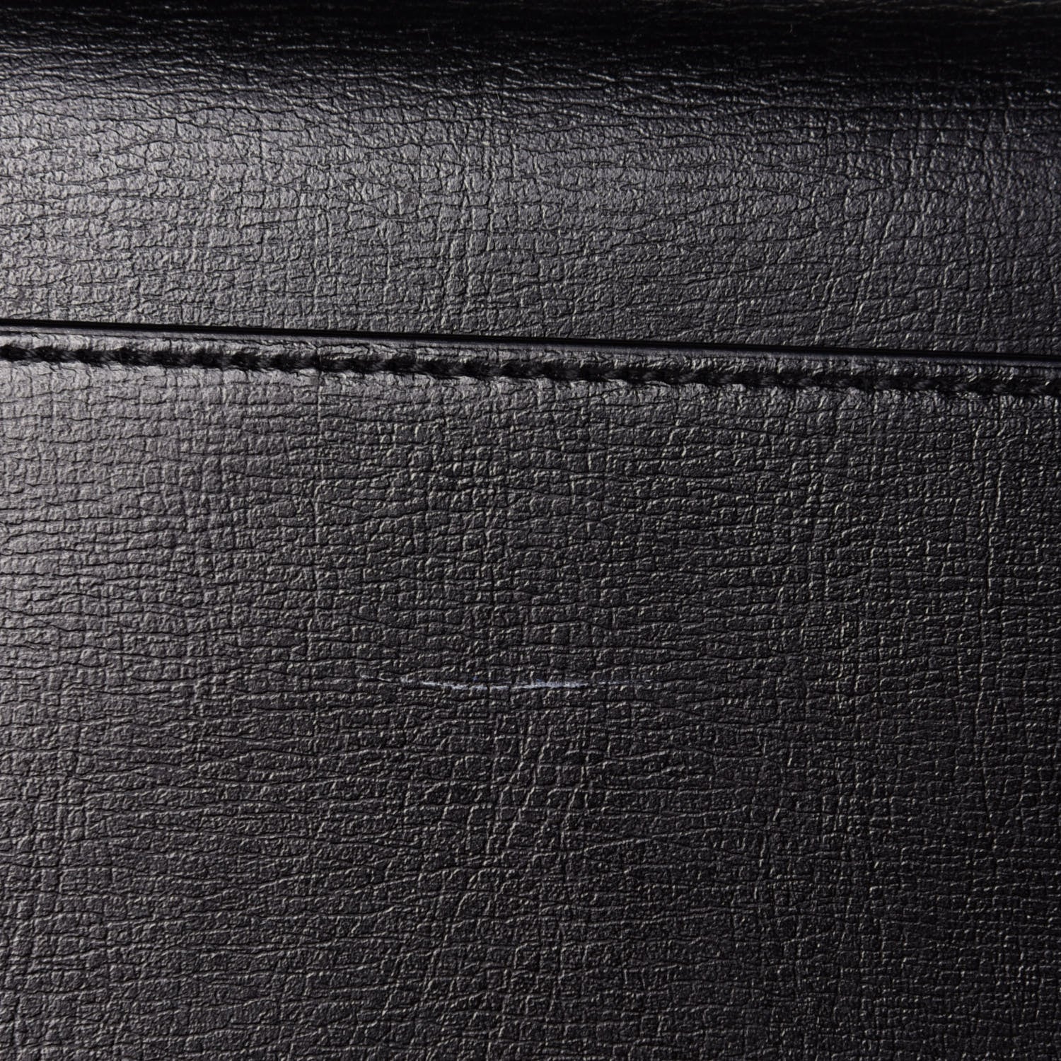 Saint Laurent Smooth Calfskin Monogram Phone Holder Crossbody Black 10 of 10