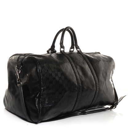 Gucci Imprime Monogram Large Carry On Duffle Black 3 of 11