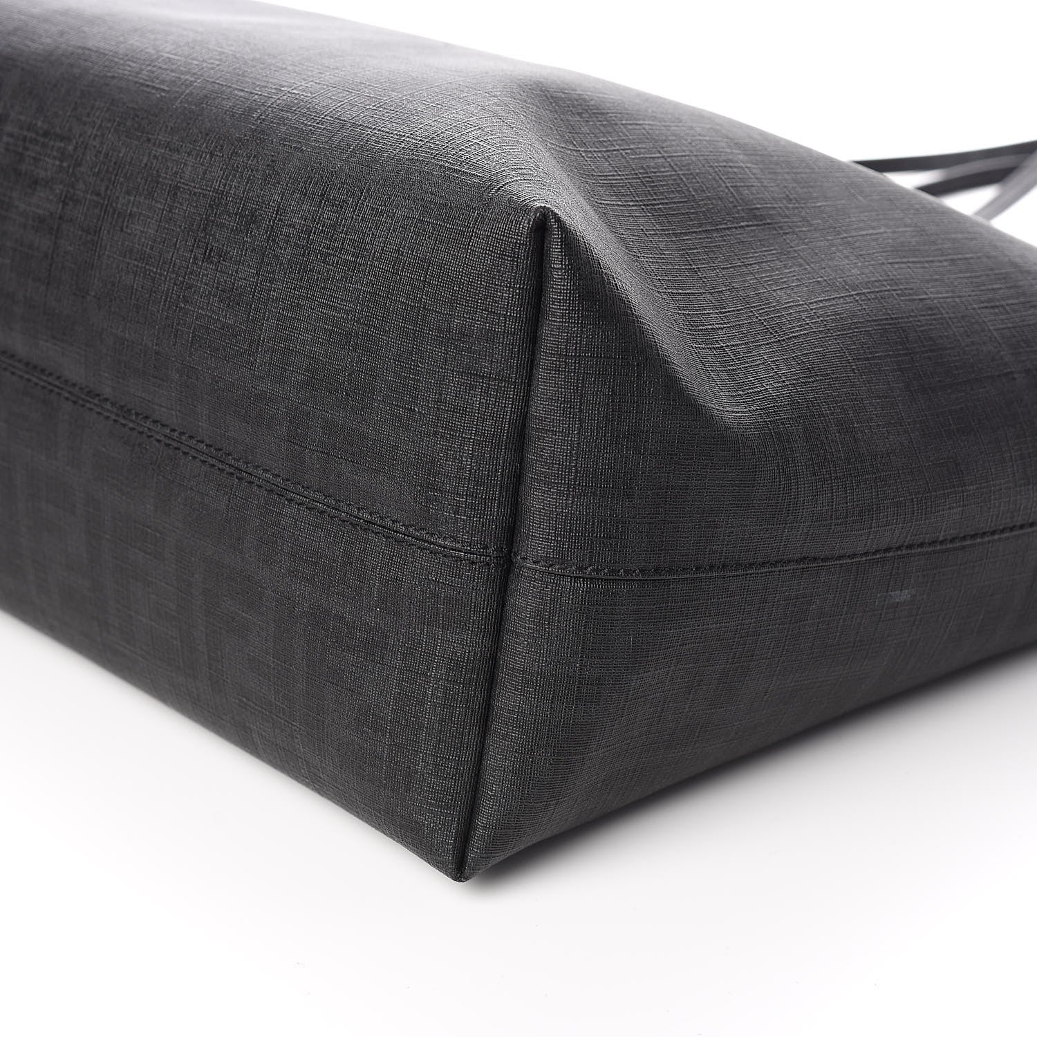 Fendi Zucca Spalmati Large Roll Tote Black 10 of 13