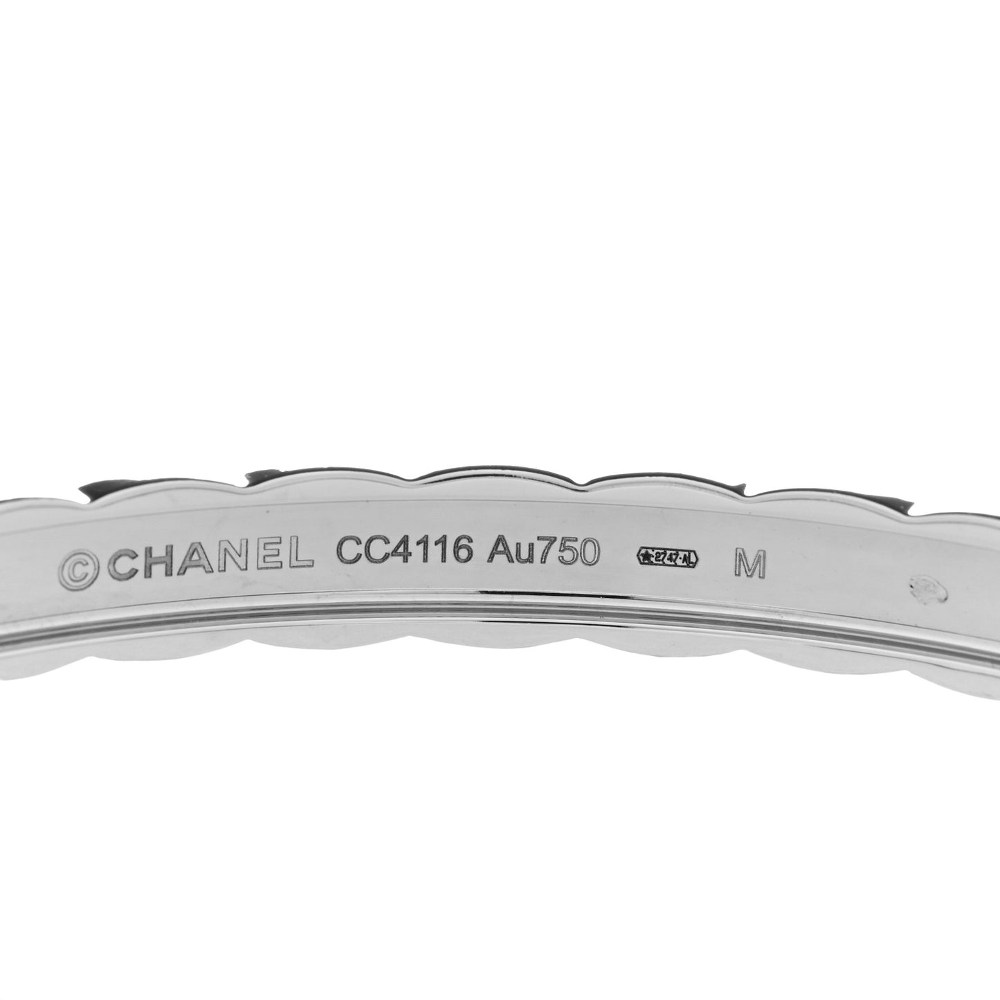 18K White Gold Diamond Coco Crush Bracelet M