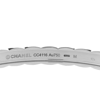 Chanel 18K White Gold Diamond Coco Crush Bracelet M 3 of 3