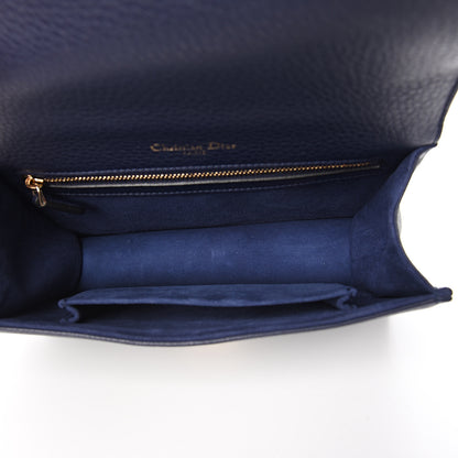 Christian Dior Grained Calfskin Small Diorama Flap Bag Indigo 5 of 9