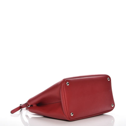 Prada Saffiano Cuir Twin Tote Fuoco 5 of 8