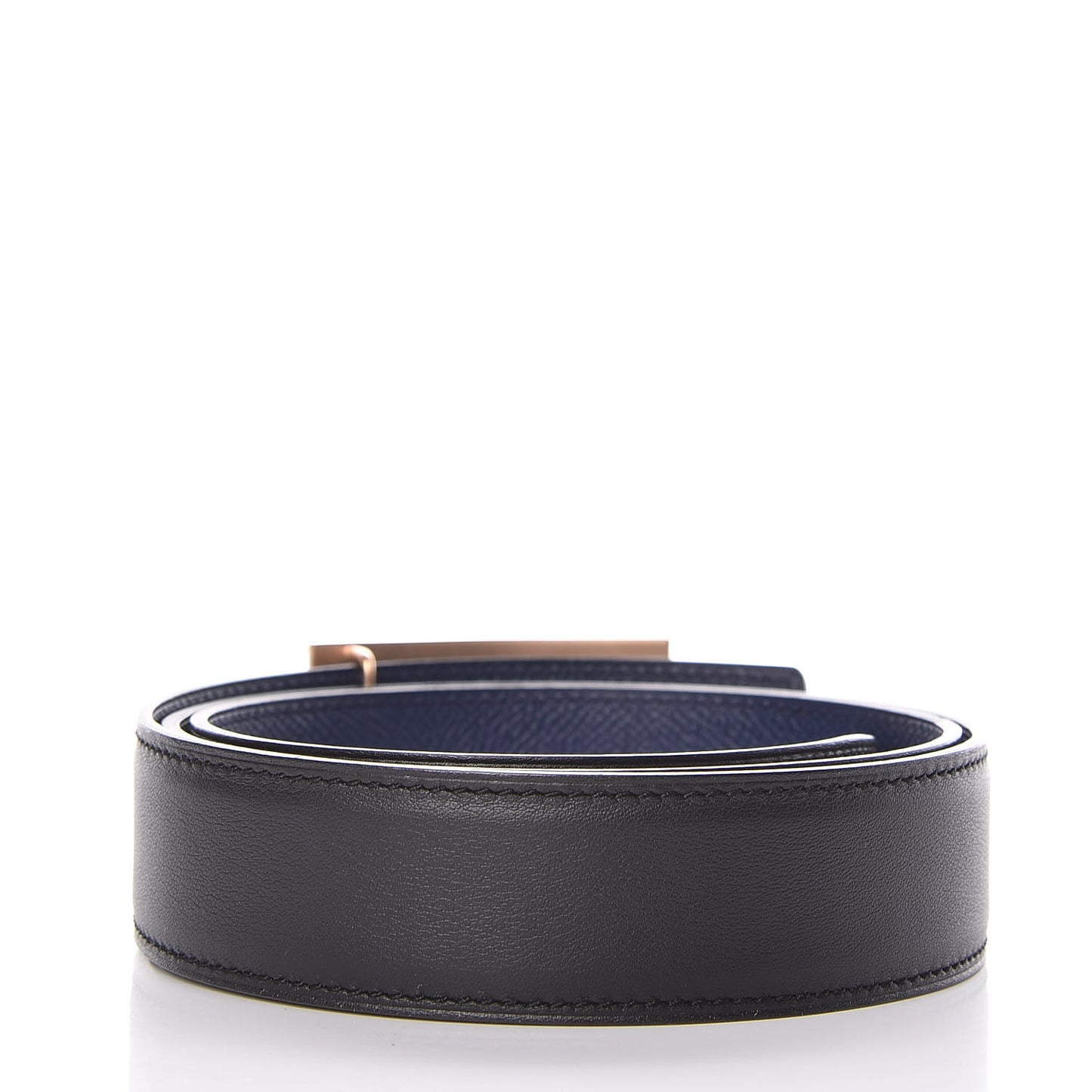 Swift Epsom 32mm Collier De Chien CDC Belt 90 Black Bleu Saphir