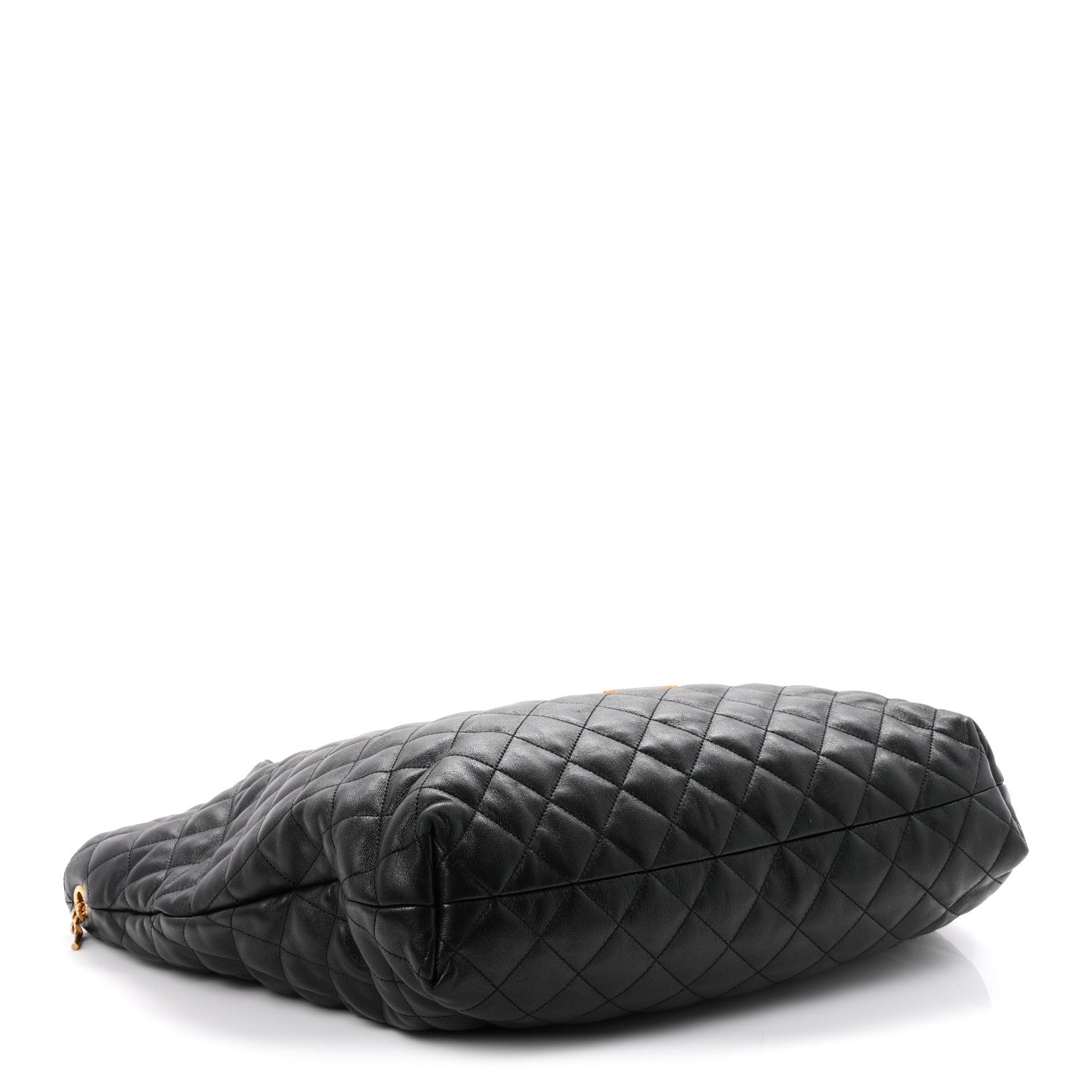 Saint Laurent Lambskin Quilted Maxi Icare Shopping Tote Black 5 of 11