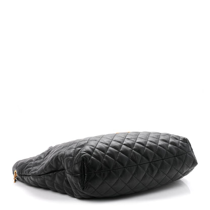 Saint Laurent Lambskin Quilted Maxi Icare Shopping Tote Black 5 of 11
