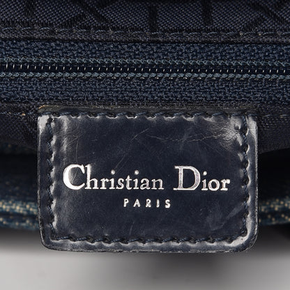 Christian Dior Denim Cannage Large Lady Dior Tote Blue 7 of 14