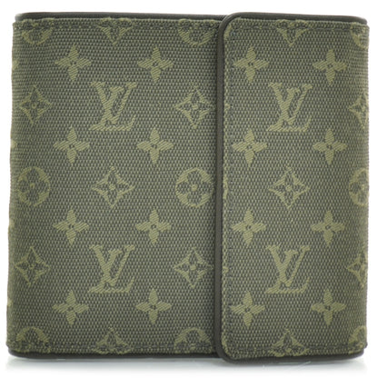 Louis Vuitton Mini Monogram Compact Wallet Kaki 1 of 8