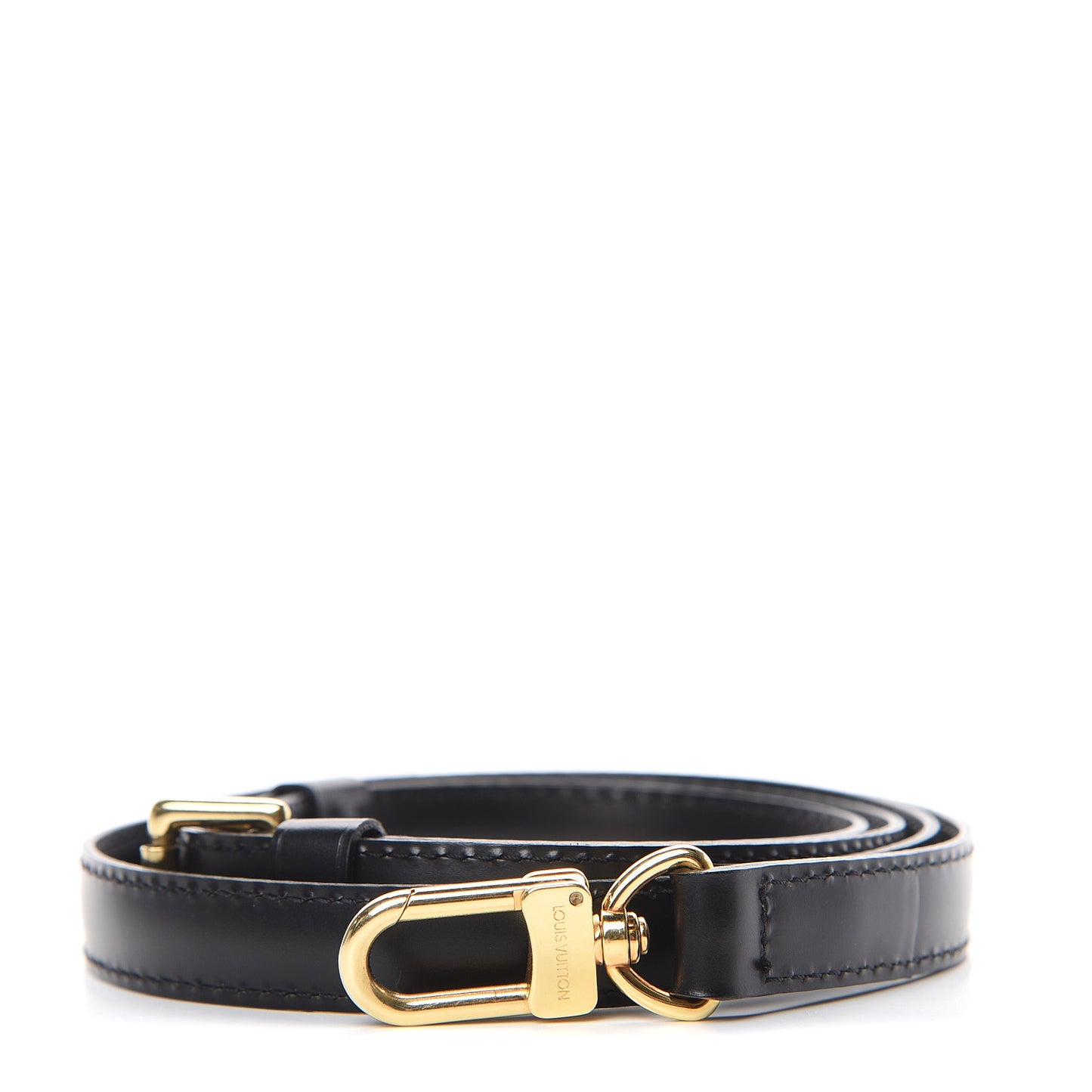 Calfskin 16mm Adjustable Shoulder Strap Black