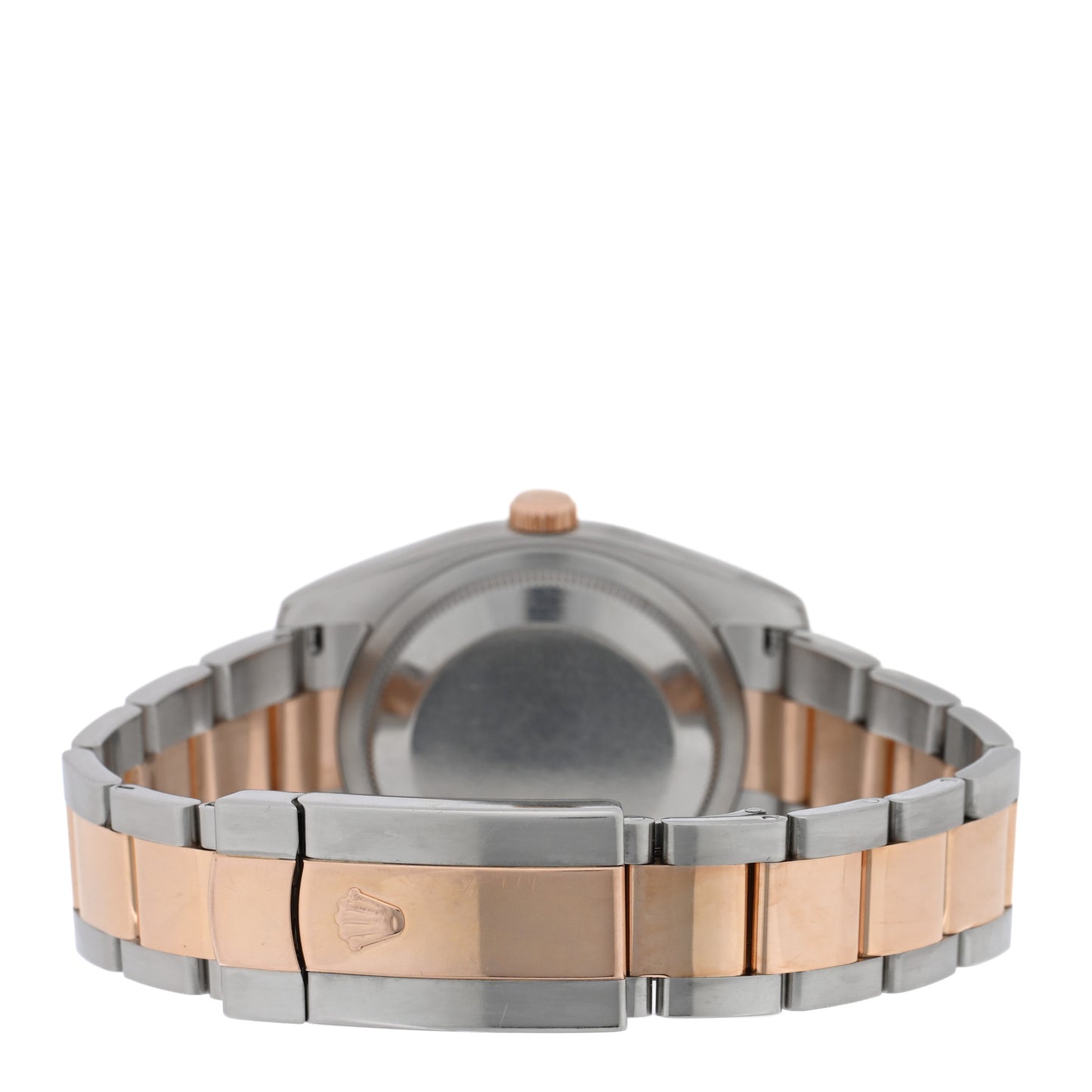 Stainless Steel 18K Everose Gold 36mm Oyster Perpetual Datejust Watch Black 116201