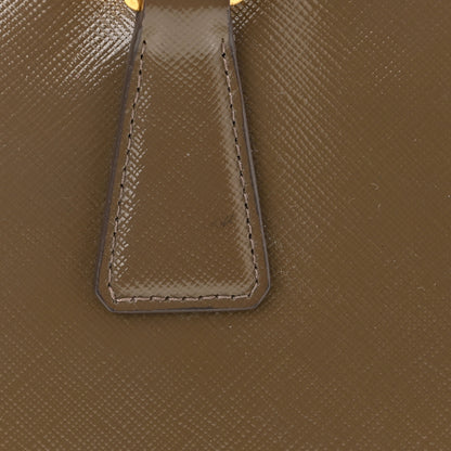 Prada Saffiano Vernice Small Promenade Tote Argilla 13 of 13