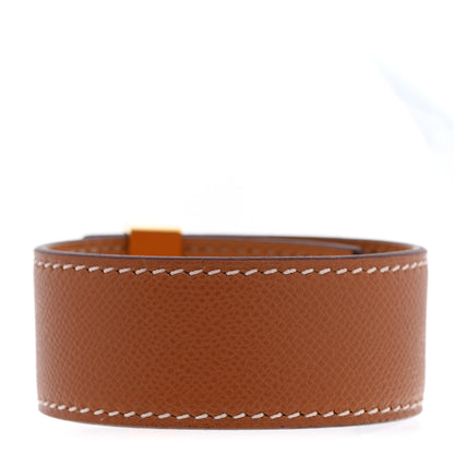 Hermes Epsom Collier de Chien CDC 24 Bracelet T2 Gold 3 of 7