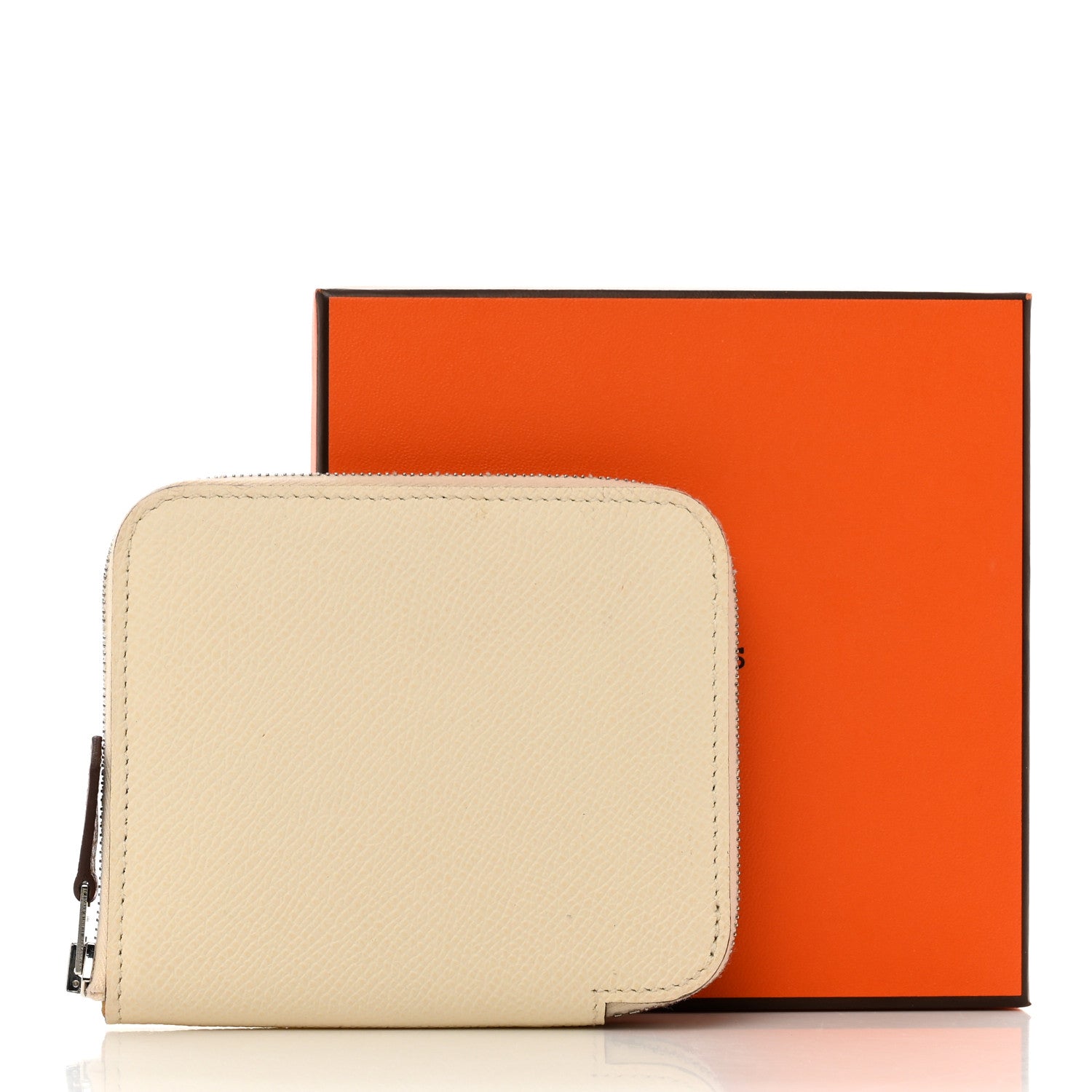 Hermes Epsom Silk'In Compact Wallet Nata 7 of 7