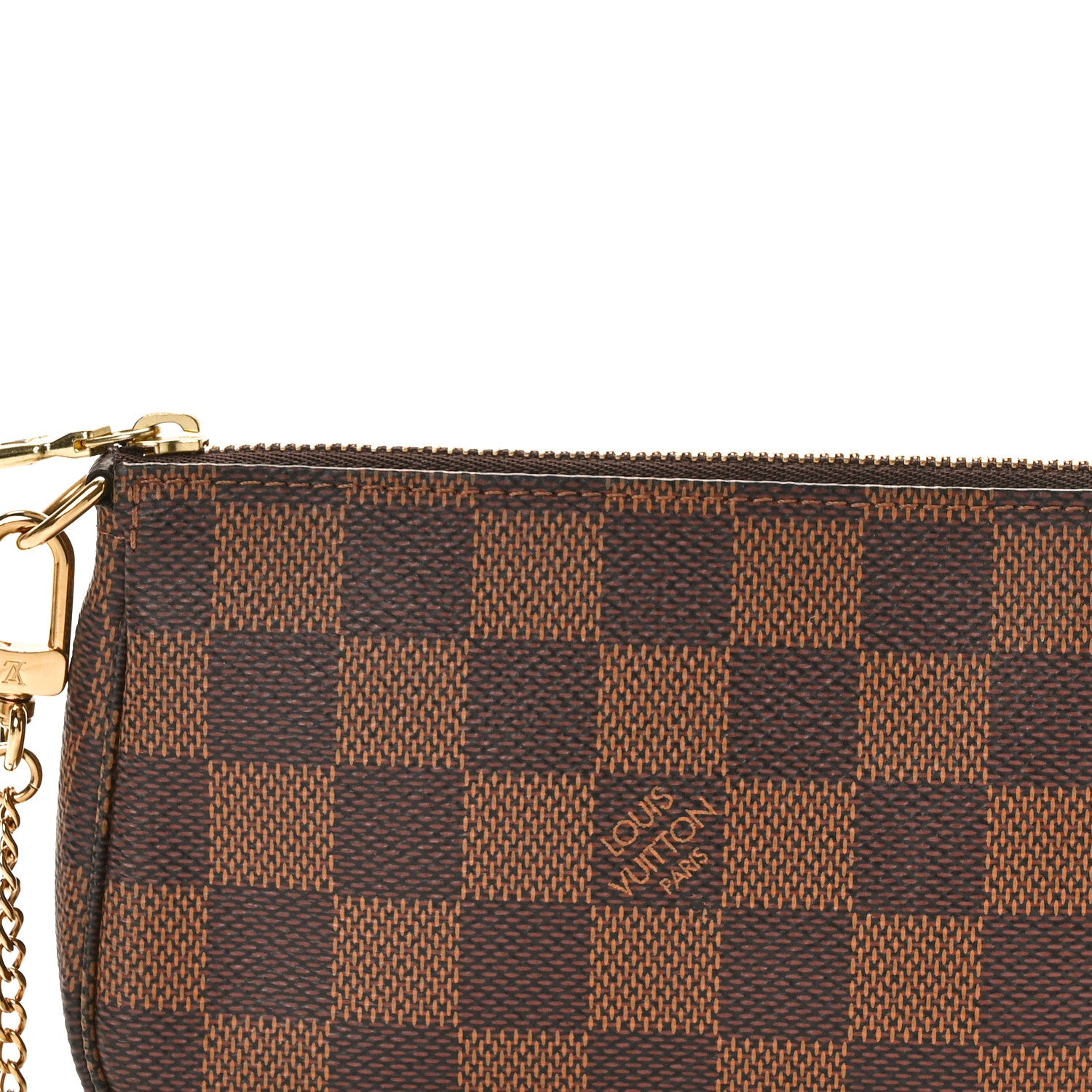 Louis Vuitton Damier Ebene Mini Pochette Accessories 8 of 10