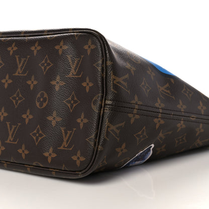 Louis Vuitton Monogram World Tour Neverfull MM 12 of 20