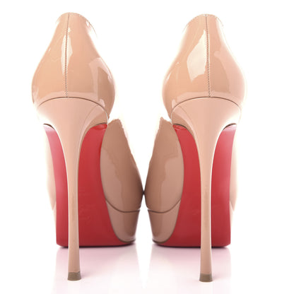 Christian Louboutin Patent Dirditta 130 Pumps 39.5 Nude 7 of 10